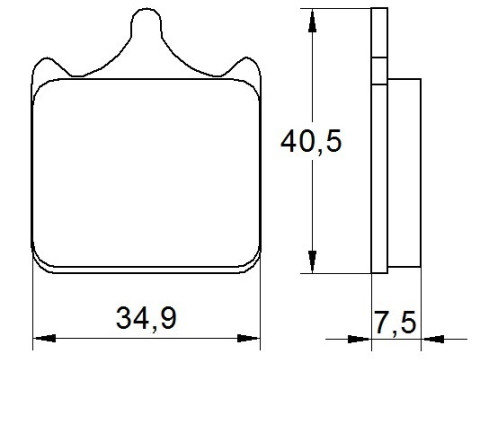 Fékbetét ACCOSSATO AGPA112 EV2