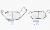 Fékbetét CL BRAKES 1241 RX3