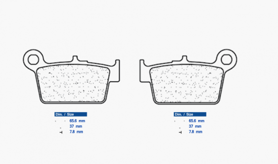 Fékbetét CL BRAKES 1244 RX3