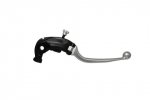 Adjustable folding lever ACCOSSATO aluminium, master cylinder ezüst