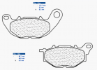 Fékbetét CL BRAKES 3114 MSC