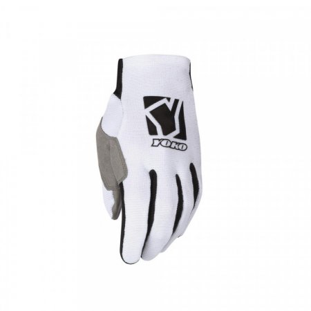 MX gloves YOKO SCRAMBLE white / black XS (6)