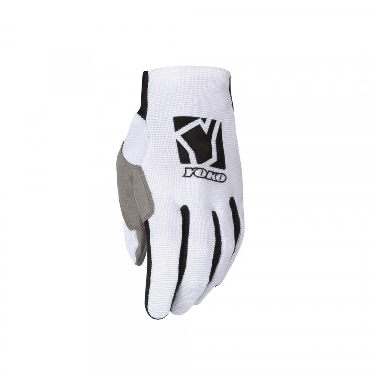 MX gloves YOKO SCRAMBLE white / black L (9)