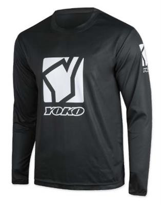 MX jersey kids YOKO SCRAMBLE black / white L