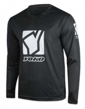 MX jersey kids YOKO SCRAMBLE black / white S