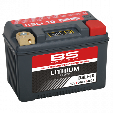 Lítium akkumulátorok
motorkerékpárra BS-BATTERY BSLI-10