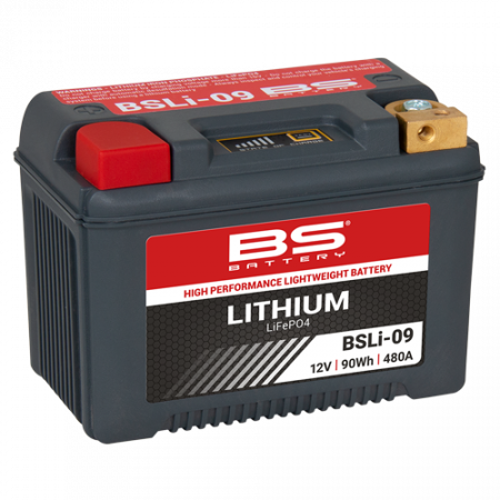 Lítium akkumulátorok
motorkerékpárra BS-BATTERY BSLI-09