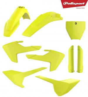 Dugattyú készlet POLISPORT Flo yellow