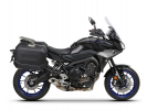 Complete set of 47L / 47L SHAD TERRA BLACK aluminum side cases, including mounting kit SHAD YAMAHA MT-09 Tracer / Tracer 900