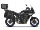 Complete set of SHAD TERRA TR40 adventure saddlebags and SHAD TERRA BLACK aluminium 48L topcase, inc SHAD YAMAHA MT-09 Tracer / Tracer 900