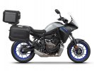 Complete set of aluminum cases SHAD TERRA BLACK, 37L topcase + 47L / 47L side cases, including mount SHAD YAMAHA MT-07 Tracer / Tracer 700