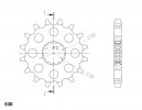 Első lánckerék SUPERSPROX CST-1180:19 19 fogak,530