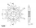 Első lánckerék SUPERSPROX CST-1322:14 14 fogak,520