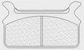 Fékbetét CL BRAKES 2342 RX3