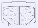 Fékbetét CL BRAKES 2984 RX3