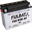 Hagyományos akkumulátor (savval) FULBAT F50-N18L-A3 (Y50-N18L-A3) Savval együtt