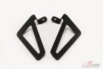 Rigid saddlebag supports CUSTOMACCES KF0003N KF fekete