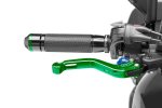 Brake lever without adapter PUIG 180VA rövid green/blue