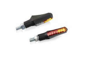 Turn signals PUIG CURVE fekete front, homologated