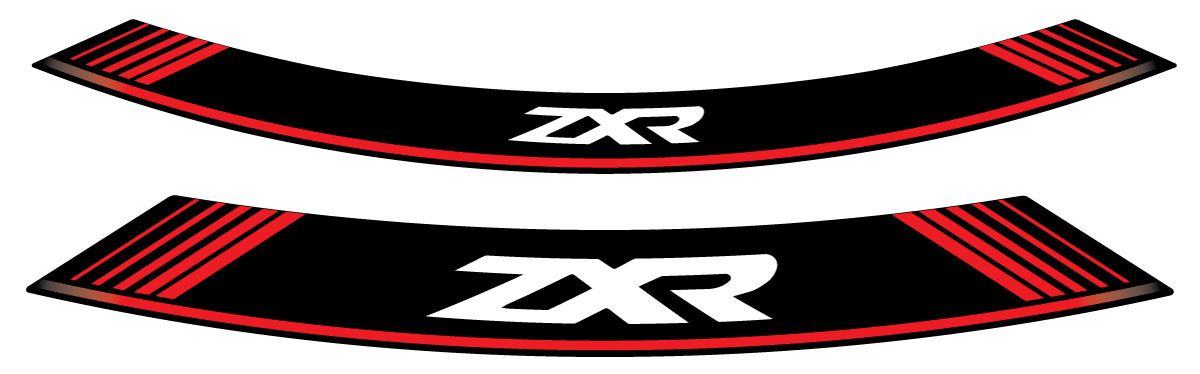 Rim strip PUIG 9292R ZXR piros set of 8 rim strips