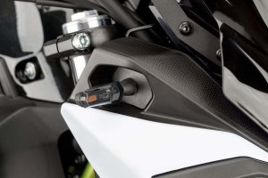 Turn signals PUIG STICK fekete front, homologated