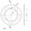 Alumínium csillagkerék SUPERSPROX RAL-1793:41-RED piros