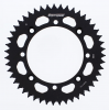 Rear ALU sprocket SUPERSPROX RAL-455:46-BLK fekete 46 fogak,420