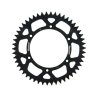 Rear ALU sprocket SUPERSPROX RAL-1512:50-BLK fekete 50 fogak,520