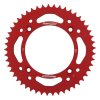 Rear ALU sprocket SUPERSPROX RAL-209:49-RED piros 49 fogak,420