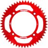 Rear ALU sprocket SUPERSPROX RAL-209:50-RED piros 50 fogak,420