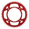 Rear ALU sprocket SUPERSPROX RAL-209:52-RED piros 52 fogak,420