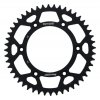 Rear ALU sprocket SUPERSPROX RAL-210:48-BLK fekete 48 fogak,520