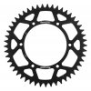 Rear ALU sprocket SUPERSPROX RAL-245:49-BLK fekete 49 fogak,520