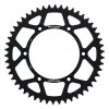 Rear ALU sprocket SUPERSPROX RAL-245:50-BLK fekete 50 fogak,520