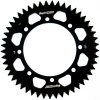 Rear ALU sprocket SUPERSPROX RAL-455:49-BLK fekete 49 fogak,420