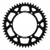 Rear ALU sprocket SUPERSPROX RAL-460:49-BLK fekete 49 fogak,520