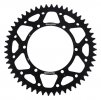 Rear ALU sprocket SUPERSPROX RAL-460:52-BLK fekete 52 fogak,420