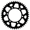 Rear ALU sprocket SUPERSPROX RAL-486:46-BLK fekete 46 fogak,520