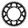 Rear ALU sprocket SUPERSPROX RAL-808:49-BLK fekete 49 fogak,520