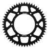 Rear ALU sprocket SUPERSPROX RAL-990:52-BLK fekete 52 fogak,520