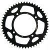 Rear ALU sprocket SUPERSPROX RAL-998:52-BLK fekete 52 fogak,428