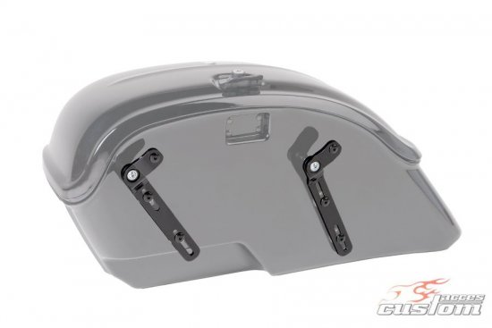 Rigid saddlebag supports CUSTOMACCES SV0023N SV fekete