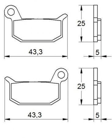 Fékbetét ACCOSSATO AGPA159 OR