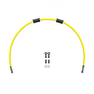 Tömlő kuplunghoz Venhill POWERHOSEPLUS (1 tömlő egy készletben) Yellow hoses, black fittings