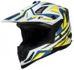 Cross helmet iXS X12045 iXS363 2.0 white matt-blue-yellow fluo XL