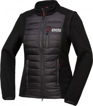 Team women jacket zip-off iXS fekete DL