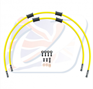 CROSSOVER Front brake hose kit Venhill SUZ-10017FB-YE POWERHOSEPLUS (2 tömlő egy készletben) Yellow hoses, black fittings