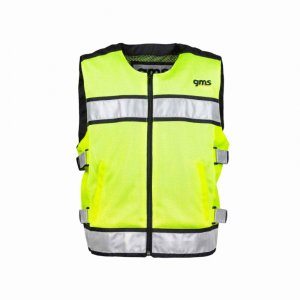 Warning vest GMS PREMIUM EVO sárga 10XL